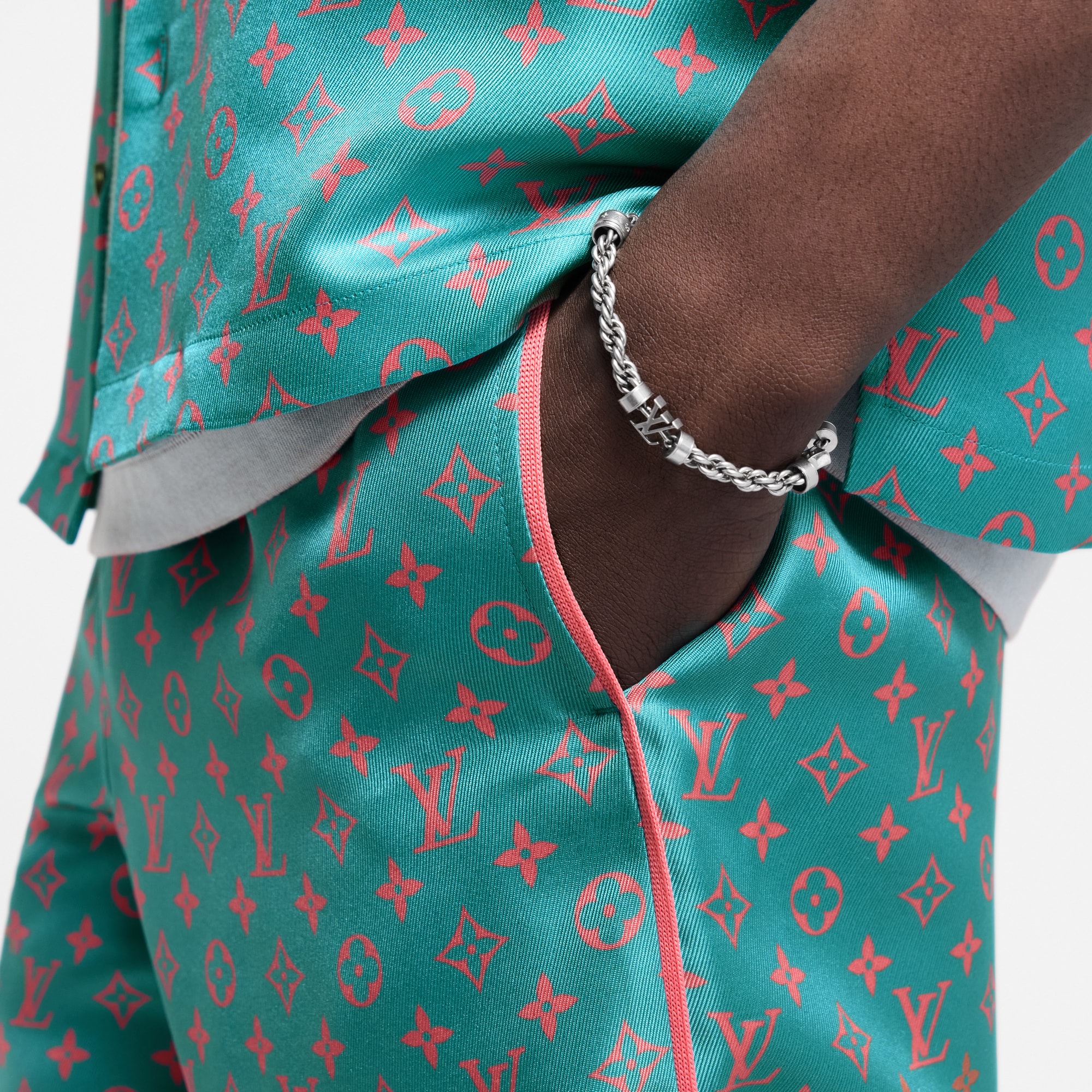 Monogram Short-Sleeved Silk Shirt - Ready-to-Wear | LOUIS VUITTON